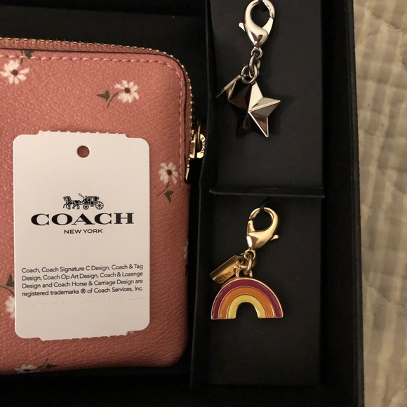SALE!!! NWT Coach gorgeous wristlet with charms!! - Picture 4 of 7